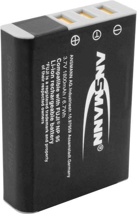 NP-95 Fujifilm kamera akku 3,7V 1700 mAh, Ansmann 4. kép
