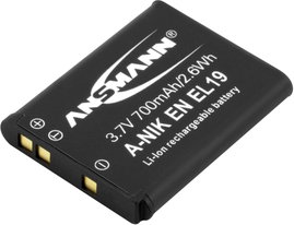 EN-EL19 Nikon kamera akku 3,7V 700 mAh, Ansmann