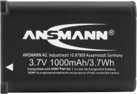 NP-BX1 Sony kamera akku 3,7V 1000 mAh, Ansmann 3. kép
