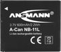NB-11L, NB-11LH Canon kamera akku 3,7V 600 mAh, Ansmann 3. bélyegkép