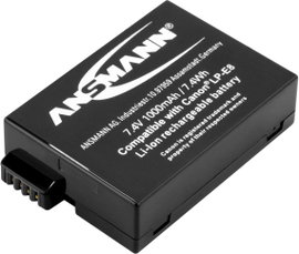 LP-E8 Canon kamera akku 7,4V 1000 mAh, Ansmann