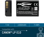 LP-E10 Canon kamera akku 7,4V 1000 mAh, Ansmann 5. bélyegkép
