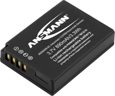 DMW-BCG10E, DMW-BCG10 Panasonic kamera akku 3,7V 900 mAh, Ansmann 4. kép