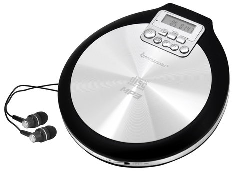 Discman, hordozható CD, MP3 lejátszó, CD, CD-R, CD-RW, MP3 SoundMaster CD9220 2. kép