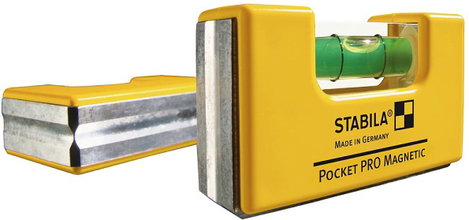 Stabila POCKET PRO MAGNETIC 17768 Mini vízmérték 7 cm 1 mm/m Kalibrált: Gyári standard (tanusítvány