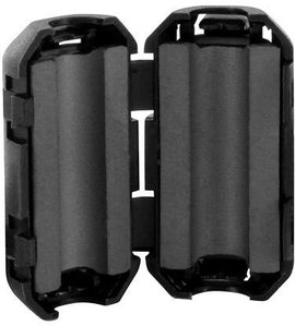 Felpattintható zavarszűrő ferrit 150 Ω, kábel Ø max. 7 mm, TRU Components TC-KFR70