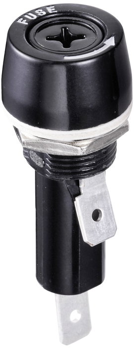 Biztosíték tartó 15 A 250 V/AC 6,3 x 32 mm, Tru Components