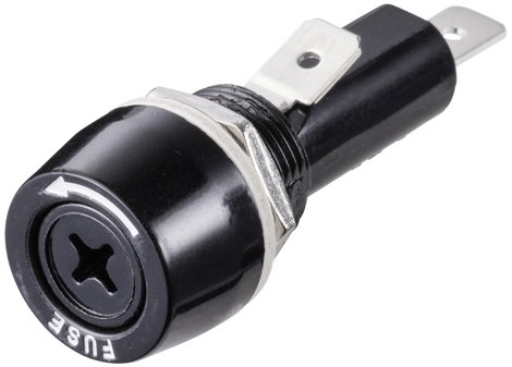 Biztosíték tartó 15 A 250 V/AC 6,3 x 32 mm, Tru Components 3. kép