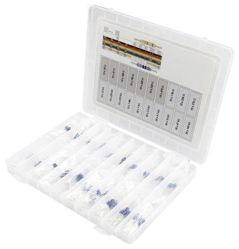 Fémréteg ellenállás készlet, 390 db, Tru Components 2. kép