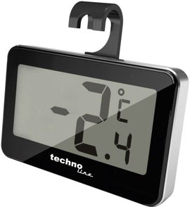Digitális fagyasztó-/hűtőszekrény hőmérő, -20 - +50 °C, Techno Line WS 7012