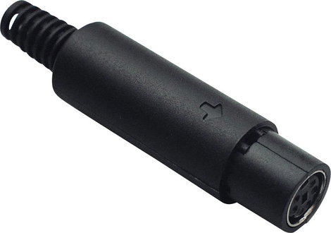 Mini DIN aljzat 6 pól., Tru Components