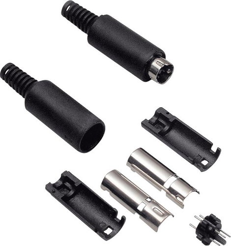 Mini DIN dugó, 4 pól., Tru Components 1578862