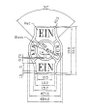 Billenőkapcsoló címke, Felirat: OFF/ON TRU COMPONENTS TC-Indicator Plate ON/OFF 2. bélyegkép