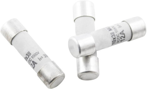Biztosíték, Tru Components 10,3 x 38 mm, T, 16 A, 500V