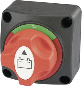 Gépjármű akkukapcsoló 12 V/DC, 50 V/DC 200 A 1 x KI/BE Reteszelő TRU COMPONENTS TC-A23-2 IP54