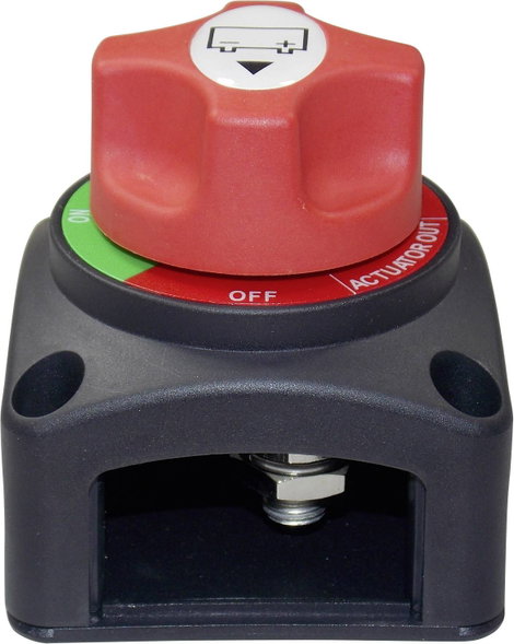 Gépjármű akkukapcsoló 12 V/DC, 50 V/DC 200 A 1 x KI/BE Reteszelő TRU COMPONENTS TC-A23-2 IP54 3. kép