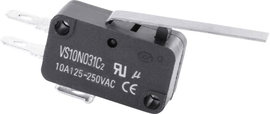 Mikrokapcsoló 10 A TRU COMPONENTS TC-MS23 Nyomó