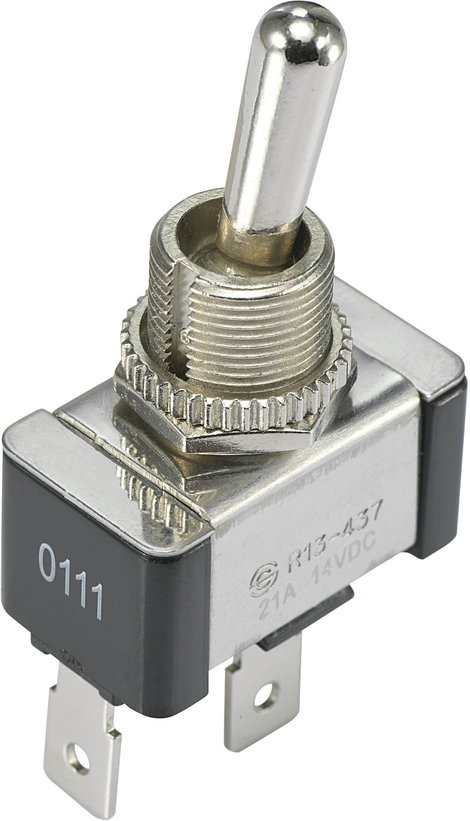 Karos billenőkapcsoló 14 V/DC 21 A 1 x KI/BE TRU COMPONENTS TC-R13-437A1-01B Reteszelő