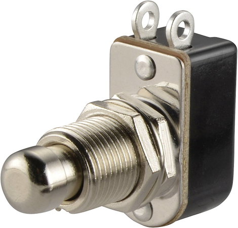 Nyomógomb 250 V/AC 3 A 1 x KI/(BE) TRU COMPONENTS TC-R13-85A-05 Nyomó