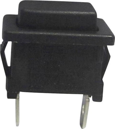 Nyomógomb 250 V/AC 6 A 1 x KI/(BE) TRU COMPONENTS TC-R13-516A-02 Nyomó