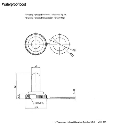 Tömítősapka karos kapcsolóhoz, Fekete TRU COMPONENTS TC-R13 2. kép