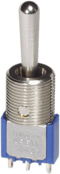 APEM karos kapcsoló 2 x (be)/ki/(be) 250 V/AC 3 A, 5647MA