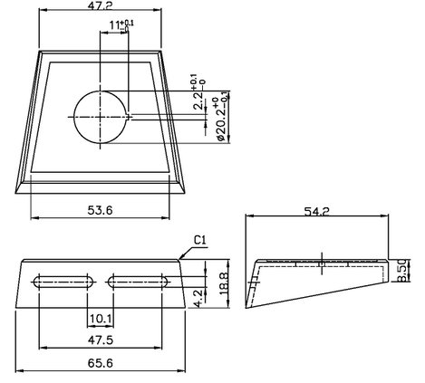 Szerelőlap TRU COMPONENTS TC-PR18-A7 2. kép