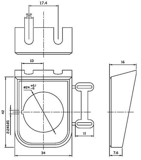 Szerelőlap TRU COMPONENTS TC-PR18-B1 2. kép