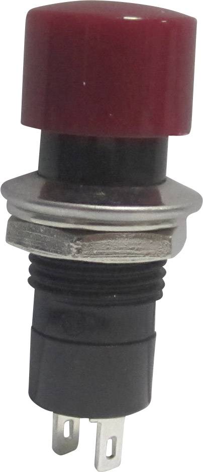 Nyomógomb 250 V/AC 1.5 A 1 x KI/(BE) TRU COMPONENTS TC-R13-40A-05RT Nyomó
