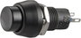 Nyomógomb 250 V/AC 1 A 1 x KI/(BE) TRU COMPONENTS TC-R13-84A-05BK Nyomó bélyegkép