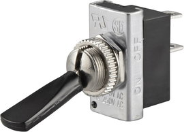 Karos billenőkapcsoló 250 V/AC 6 A 1 x KI/BE TRU COMPONENTS TC-R13-25A1-05 Reteszelő