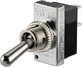 Karos billenőkapcsoló 250 V/AC 6 A 1 x KI/BE TRU COMPONENTS TC-R13-25A2-01 Reteszelő