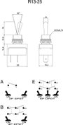 Karos billenőkapcsoló 250 V/AC 6 A 1 x KI/BE TRU COMPONENTS TC-R13-25A2-01 Reteszelő 2. bélyegkép