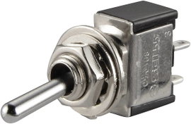 Karos billenőkapcsoló 250 V/AC 3 A 1 x BE/KI/BE TRU COMPONENTS TC-TA103F1 Reteszelő/0/reteszelő