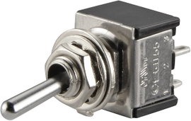 Karos billenőkapcsoló 250 V/AC 3 A 2 x KI/BE TRU COMPONENTS TC-TA201A1 Reteszelő