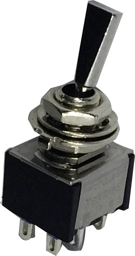 Karos billenőkapcsoló 250 V/AC 3 A 2 x BE/BE TRU COMPONENTS TC-TA202F1 Reteszelő