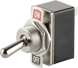 Karos billenőkapcsoló 250 V/AC 1,5 A 1 x KI/BE, reteszelő, TRU Components TC-R13-2-05
