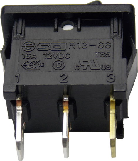 Billenőkapcsoló R13-66B2-02 B/B, Tru Componets 2. kép
