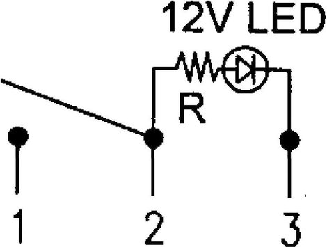 Billenőkapcsoló R13-66B-02, Tru Componets 3. kép