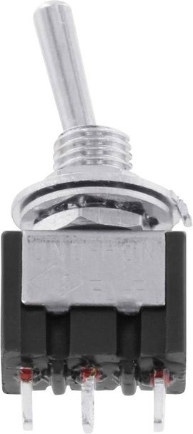 Karos billenőkapcsoló 125 V/AC 1 x BE/KI/BE TRU COMPONENTS TC-MK313 Reteszelő/0/reteszelő