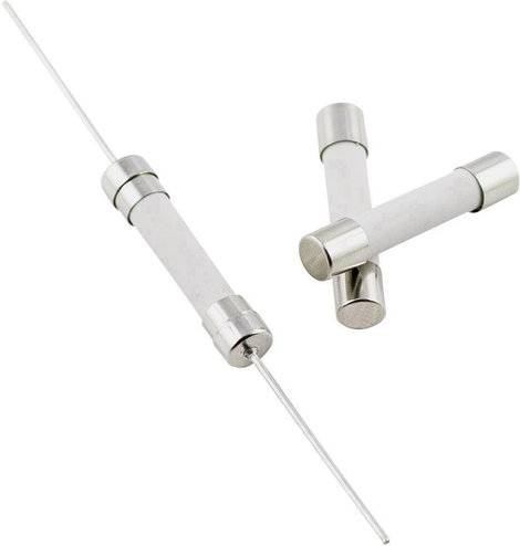 Biztosíték, Tru Components 6,3 x 32 mm, 6,3 A T
