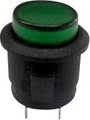 Nyomógomb 250 V/AC 1.5 A 1 x KI/(BE) TRU COMPONENTS TC-R13-523AL-05GN Nyomó bélyegkép