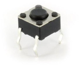 Nyomógomb 50mA 12V/DC 1,5mm, Tru Components