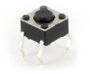 Nyomógomb 50mA 12V/DC 6mm, Tru Components bélyegkép