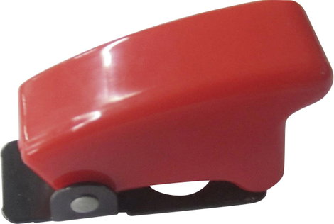 Biztonsági kapcsolóvédő R17-10 piros, Tru Components