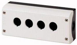 Eaton M22-I4 Tokozat 4 beépítési hely, Talajrögzítéshez (Ø x Ma) 22 mm x 80 mm Antracit 1 db