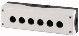 Eaton M22-I6 Tokozat 6 beépítési hely, Talajrögzítéshez (Ø x Ma) 22 mm x 80 mm Antracit 1 db