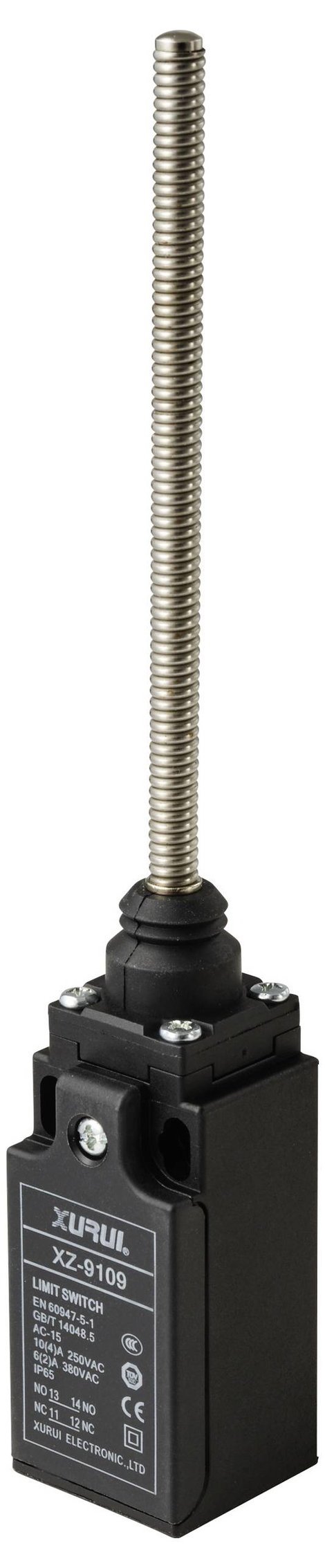 Végálláskapcsoló 250 V/AC 10 A Rugós rúd Nyomó TRU COMPONENTS XZ-9/109 IP65 1 db 3. kép
