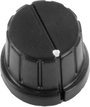 Forgatógomb Fej jelöléssel Fekete (Ø) 16 mm TRU COMPONENTS TC-DK16 bélyegkép