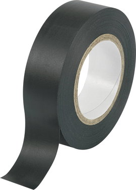 PVC szigetelő szalag, fekete, 19 mm x 10 m, Tru Components